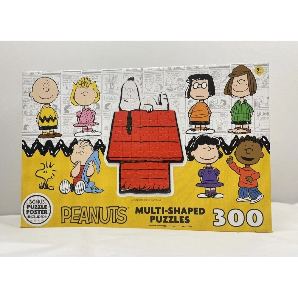 ROSEART PEANUTS Multi-Shaped Puzzles 300 Pcs For 9 Age +
